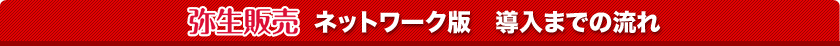 弥生販売ネットワーク版　導入までの流れ