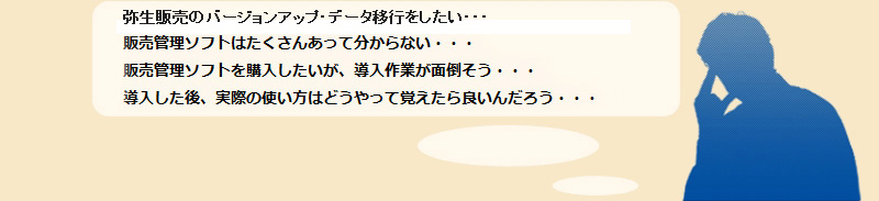 販売管理ソフトはたくさんあって分からない・・・販売管理ソフトを購入したいが、導入作業が面倒そう・・・導入した後、実際の使い方はどうやって覚えたら良いんだろう・・・